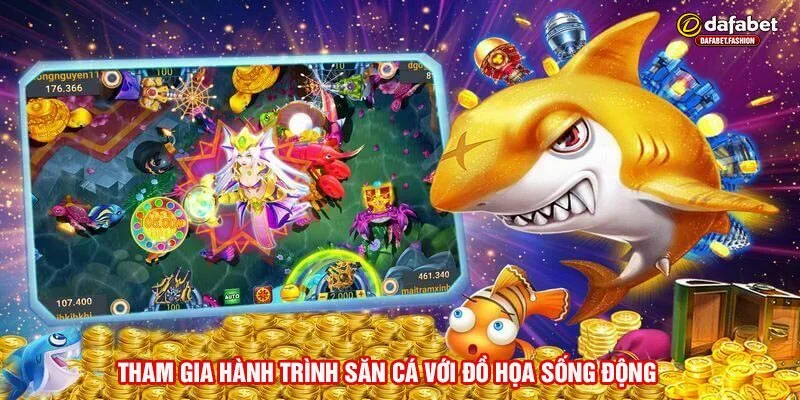 Tham gia hành trính săn cá với đồ họa sống động